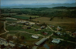 Aerial View of the Shelburne Museum Vermont Postcard Postcard