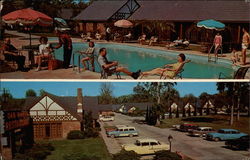 Oak Manor Motor Hotel Postcard
