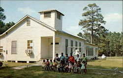 St. Peters Congregational Church of Bayou Blue Louisiana Postcard Postcard