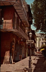 Pirate and Cabildo Alley New Orleans, LA Postcard Postcard