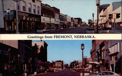 Greetings from Fremont, NE Postcard Postcard