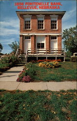 1856 Fontenelle Bank Bellevue, NE Postcard Postcard