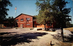 Main Lodge Nebraska State 4-H Club Camp Halsey, NE Postcard Postcard