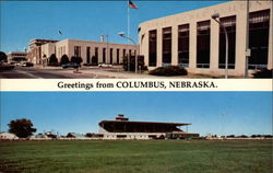 Greetings from Columbus, Nebraska Postcard