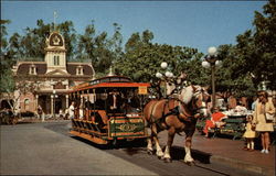 Horse-drawn Streetcar Postcard