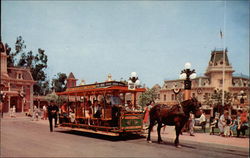 Disneyland's Main Street Postcard