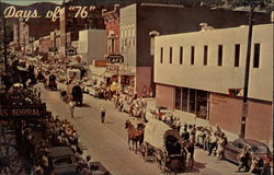 Days of "76" - Parade Postcard