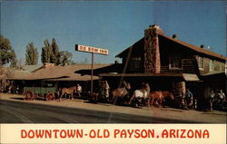 Downtown -- Old Payson, Arizona Postcard