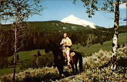 Chet Huntley, Chairman of the Board of Big Sky of Montana Postcard