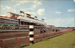 Rockingham Race Track Postcard