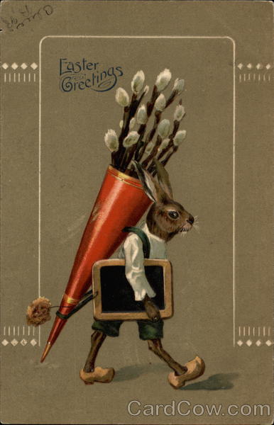 A Bunny Artist On His Way With Bunnies