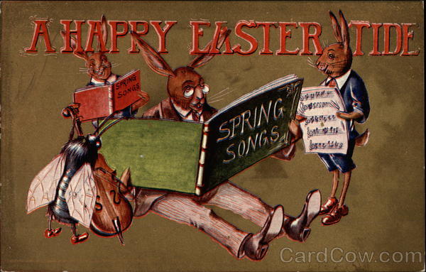 Bunnies singing Spring songs With Bunnies
