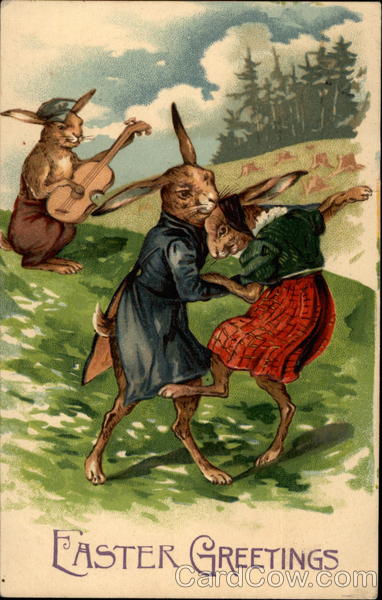 Bunnies Dancing With Bunnies