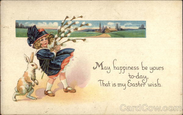 Girl Holding Flowers With Children