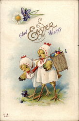 Easter Greetings from Two Chicks Postcard