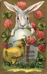 Easter Offering From a Chick to a Bunny Postcard