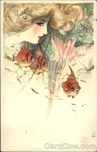 The Mermaid's Lovers - Japanese Globe Fish Samuel L. Schmucker