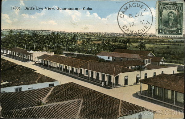 Bird's Eye View Guantanamo Cuba
