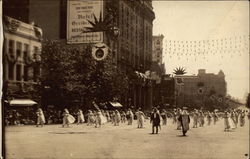 1923 Shriners Parade, Pennsylvania Avenue Postcard