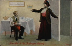 Results of the Suffrage victory Postcard