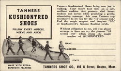 Tanners Kusionedtred Shoes by Tanners Shoe Co Postcard