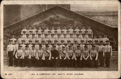 No. 6 Company 1st Battalion Irish Guards Postcard