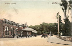 Railway Station Postcard