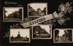 Greetings from Ashford Postcard