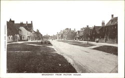 Broadway from Picton House Broadway from Picton House