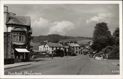 Main Road Windermere, England Cumbria Postcard Postcard