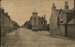 The Square and St. John's Street Creetown, Scotland Postcard Postcard