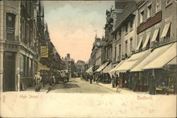High Street Bedford, England Postcard Postcard