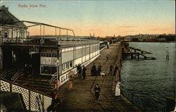 View from Pier Ryde, England Postcard Postcard