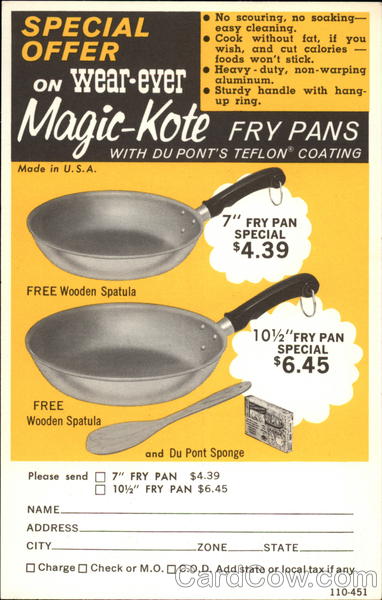 Magic-Kote Fry Pans Advertising