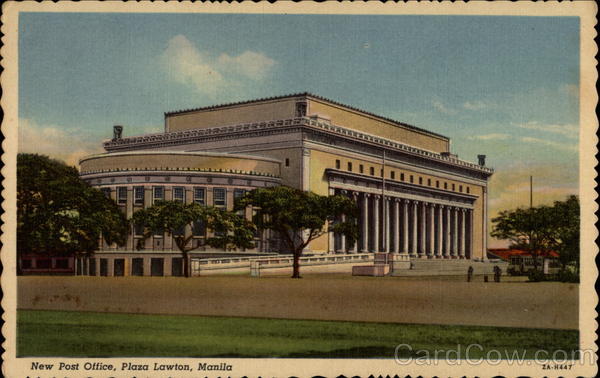 New Post Office, Plaza Lawton Manila Philippines