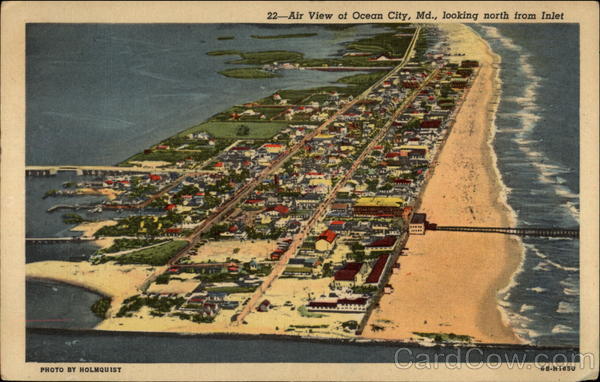 Air View of Ocean City Maryland