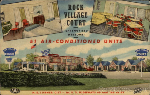 Rock Village Court 51 Air-conditioned units Springfield Missouri