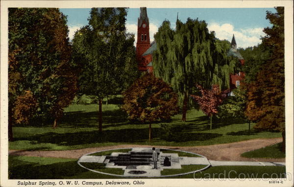 Sulpher Spring, O.W.U. Campus Delaware Ohio