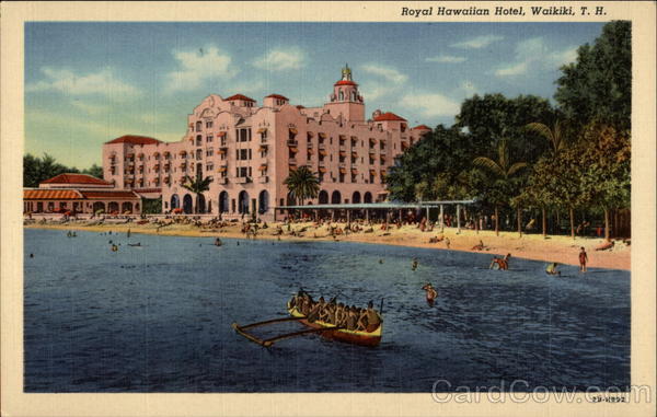 Royal Hawaiian Hotel, Waikiki, T.H Honolulu