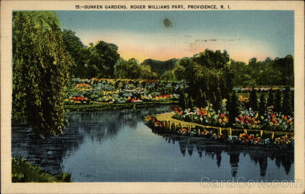 Sunken Gardens, Roger Williams Park Providence Rhode Island