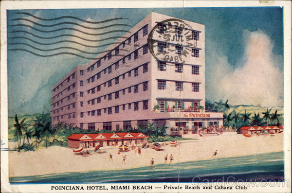Poinciana Hotel Miami Beach Florida