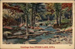 Greetings from Storm Lake, Iowa Postcard