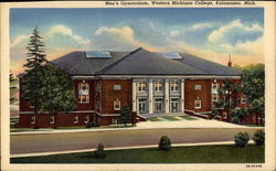 Men's Gymnasium, Western Michigan College Kalamazoo, MI Postcard Postcard