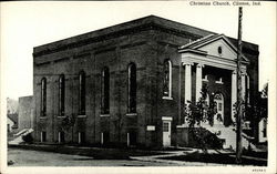 Christian Church Clinton, IN Postcard Postcard