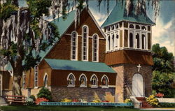 The Church of the Redeemer Biloxi, MS Postcard Postcard