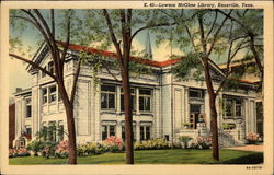 Lawson McGhee Library Knoxville, TN Postcard Postcard