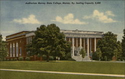 Audiorium Murray State College Kentucky Postcard Postcard