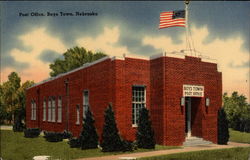 Post Office Boys Town, NE Postcard Postcard