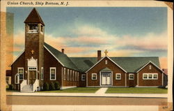 Union Church Ship Bottom, NJ Postcard Postcard