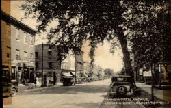 Farnsworth Avenue, looking South Bordentown, NJ Postcard Postcard